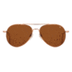 AO General Sunglasses, Rose Gold, Cosmetan Brown AOLite Nylon Lenses, 55-14-140 B47, GEN555STCLBNN