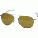 AO General Sunglasses, Silver, Amber Poly Lens, Bayonet, 52mm, Polarized S-PHCAP-BNT-52