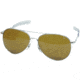 AO General Sunglasses, Silver, Amber Poly Lens, Bayonet, 58mm, Polarized S-PHCAP-BNT-58