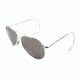 AO General Sunglasses, Silver, Gray Glass Lens, Comfort Cable, 58mm S-TCG-CC-58