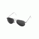 AO General Sunglasses, Silver, Gray Poly Lens, Wire Spatula, 52mm, Polarized S-PCCP-WS-52