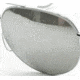 AO II 8-Base Sunglasses, Silver, Comfort Cable, Silver Full Mirror Lenses - 55mm S-SFM-CC-55