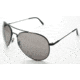 AO II 8-Base Sunglasses, Black, Wire Spatula, Gray Poly Lens, 58mm, Large B-CCP-WS-58
