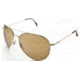 AO II 8-Base Sunglasses, Gold, Wire Spatula, HC Amber Lens, 52mm, Small G-HCBP-WS-52