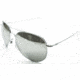 AO II 8-Base Sunglasses, Silver, Wire Spatula, Silver Full Mirror Lenses - 58mm S-SFM-WS-58