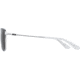 AO Original Pilot 2 Sunglasses, Silver Frame, Gray Glass Lens, Standard Temple, 55-20-145, OP-255STCLGYG