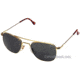 AO Original Pilot Sunglasses, Gold, Wire Spatula, CC Gray Poly Lens, 55mm G-CCP-WS-55