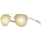 AO Original Pilot Sunglasses, Gold Frame, 52 mm SunFlash Gold Mirror AOLite Nylon Lenses, Bayonet Temple,738921564522