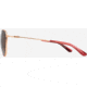 AO Sebring Sunglasses - Womens, Rose Gold Frame, Cosmetan Brown AOLite Nylon Lenses, 55-19-140, SEB255STPKBNN