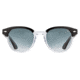 AO Times Sunglasses, Black Crystal Frame, SunVogue Gray Gradient AOLite Nylon Lens - 49-21-145, TIM349ST-GGN