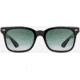 AO Tournament Sunglasses, Black Tortoise Frame, SunVogue Green Gradient AOLite Nylon Lenses, Polarized, 52-20-145, TOU352ST--EGN-P