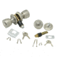 AP Products Combo Lock Set w/ Know Lock And Dead Bolt Stainless Steel, 013-234-SS