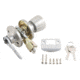 AP Products Lock Set Privacy K&amp;L Style SS, 013-235-SS