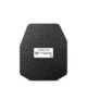 AR500 Armor Level III+ 10x12 ASC Left Handed Multi-Curve Body Armor Plate, Build-Up PAXCON Coating, Black, 9444
