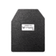 AR500 Armor Level III 11x14 ASC Multi-Curve Body Armor Plate, Build-Up PAXCON Coating, Black, 9226