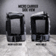 AR500 Armor Micro Plate Carrier w/Slick Side, Wolf Gray MICROSLICKGRY