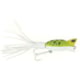 Arbogast Hula Popper Topwater Popper, 2in, 3/8 oz, Floating, Frog/White Belly, G760-06