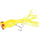 Arbogast Hula Popper Topwater Popper, 2in, 3/8 oz, Floating, Yellow, G760-03