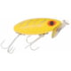 Arbogast Jitterbug Topwater Lure, 2 1/2in, 3/8 oz, Floating, Yellow, G600-03