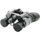Armasight BNVD-51 1x19mm Dual-Channel Night Vision Goggles, Powered By Pinnacle Gen 3 Ghost White Phosphor IIT, 51 Degree FOV, Gray, NSGNYX15M5G9DX2