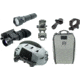 Armasight PVS-14 Gen 3 Multi-Purpose Night Vision Monocular, Pinnacle, 1x, White Phosphor IIT, Black w/Team Wendy EXFIL LTP Bump Helmet Rail 3.0, Armasight Gray, M/L &amp; Wilcox AN/PVS-14 Arm Mount
