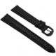 Armourlite Captain Field Watch Band - Leather, Black, Black Buckle, Small AL300LB