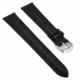 Armourlite Captain Field Watch Band - Leather, Black, Silver Buckle, Small AL300LS