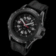 Armourlite ColorBurst Shatterproof Scratch Resistant Glass Green Tritium Watch, Black/White, Small AL210