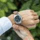 Armourlite Field Series AL101 Swiss Made Tritium Illuminated Watch with Shatterproof Armourglass, Raw Steel Case, Black Dial, 42mm, AL101
