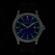 Armourlite Field Series AL133 Swiss Made Tritium Illuminated Watch with Shatterproof Armourglass, Raw Steel Case, Blue Dial, 42mm, AL133
