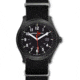 Armourlite Field Series AL144 Swiss Made Tritium Illuminated Watch with Shatterproof Armourglass, Black Case, Black Dial, White Numbers, 42mm, AL144