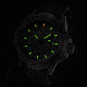 Armourlite Phantom Shatterproof Scratch Resistant Glass Tritium Watch, Black, Small AL41