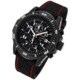 Armourlite Professional Series Chronograph Watch with Kevlar Watch Band, Black, Black-Red, Small AL43-KBR