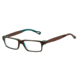 Arnette Producer Eyeglass Frames, Havana/Green/Bronze Frame, 49mm AN7063-0349
