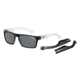 Arnette Specialist Sunglasses, Black On Translucent Clear Frame, Grey Lens-AN4204-03