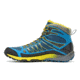 Asolo Grid Mid GV Hiking Shoes - Mens, Indian/Teal/Yellow, 8.5 US, A40516-898-085