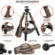 Athlon Optics Midas CF40 40mm Tube Carbon Fiber Tripod, Black/Tan, 706005