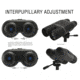 ATN Binox-4T 384-1.25-5x Thermal Binocular, Black / Grey, TIBNBX4381L