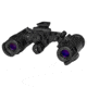 ATN PS31-HPT Dual Tube Night Vision Goggle/Binocular BNVD 40 FOV, High Performance Gen 2+ 64-68lp/mm, 23-25 SNR - P43 Green Phosphor, Black, NVGOPS314HPG