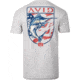 AVID Sportswear Bill Of Rights T-Shirt - Mens, Heather Silver, Small/Medium, MT32404HSVSM