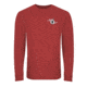 AVID Sportswear Throwback Long Sleeve T-Shirt - Mens, Crimson-Black, Extra Large, MT32350CMSXL