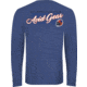 AVID Sportswear Throwback Long Sleeve T-Shirt - Mens, Orange-Blue, Extra Large, MT32350OBLXL