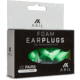 AXIL Foam Ear Plugs - 20 Pair Travel Pack w/Key Chain Holder, Green, Small, FP-20GKP