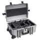 B&amp;W International Type 6700 Grey Outdoor Case With Custom DJi2 Phantom Custom Insert, Grey, Large 6700/G/DJI2