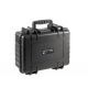 B&amp;W International Type 4000 Black Outdoor Case With Si Foam, Black, Medium 4000/B/SI