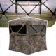 Barronett Blinds Insight, See-Through Hunting Blind, View-Through Fabric, Silent Shooting Windows, Bloodtrail Backwoods, 68in x 71in x 71in, Bloodtrail Backwoods, 2-Person, NS200BW