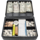 Barska 12 inch Standard Fold Out Cash Box with Key Lock, Black, Small CB13052