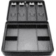 Barska 12 inch Standard Fold Out Cash Box with Key Lock, Black, Small CB13052