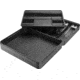 Barska 12 inch Standard Fold Out Cash Box with Key Lock, Black, Small CB13052