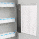 Barska 240 Key Lock Box Security Safe, White Tag, Steel, White, Outer Size 15 x 5.5 x 21.75 in CB12494